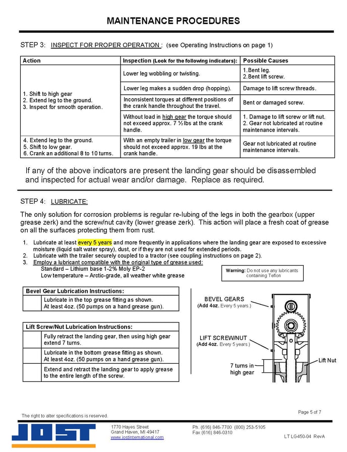 LT-LG450-04 - 10 YEAR MAGNUM OPERATING  MAINTENANCE_Page_5-1